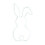 Bunny Tail Neon Night Light – USB or Battery Powered 4
