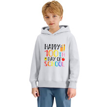 100 Days of School Hoodie Kids Long Sleeve