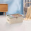Clothing Storage Box Double Zipper Clear Window Thick Fabric 6