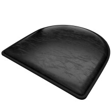 Ergonomic Chair Seat Cushion Thickened Leather Like-Black 45cm
