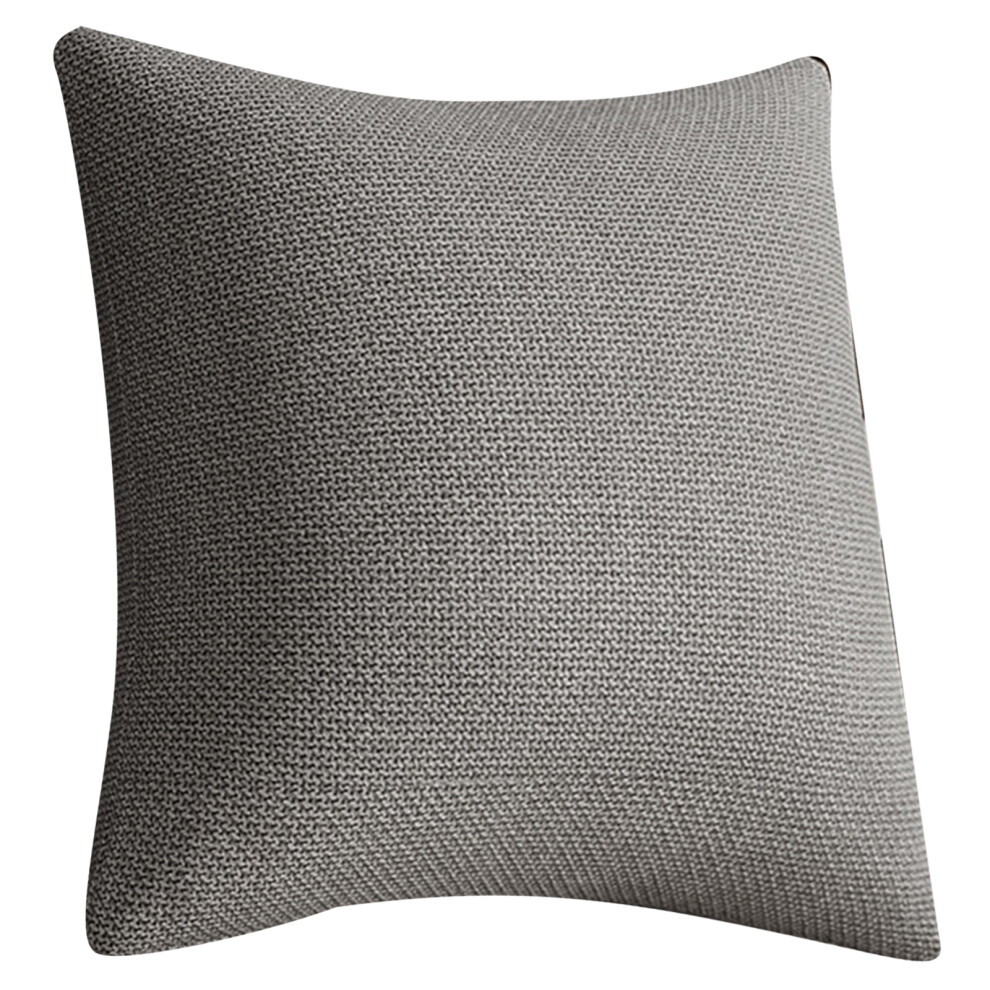 Removable Washable Sofa Pillow Case With Back Support- 45Cm Grey