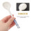 Pretyzoom 1Pc Ceramic Dessert Spoon Assorted Colors Ergonomic Retro Style for Kitchen 2