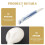 Pretyzoom 1Pc Ceramic Dessert Spoon Assorted Colors Ergonomic Retro Style for Kitchen 4