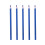 5Pcs Portable String Pull Crayons for Clothing Pattern and-Blue 1