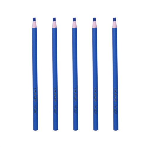 5Pcs Portable String Pull Crayons for Clothing Pattern and-Blue