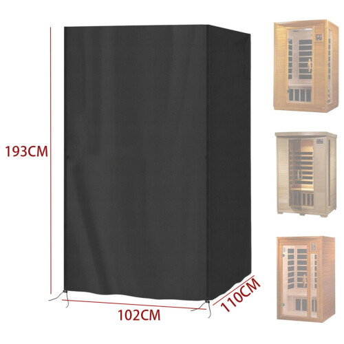 Professional Steambath Protective Protect Impermeable-Black 1