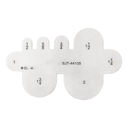 Multifunctional Scale Tool Clear Markings-Arc belt tail ruler