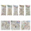 Eyeglass Organizer Pouch Soft Quilted Cotton Case For-N4 3