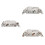 Multipurpose Chenilles Fabric Couch Protectors-Coffee color D 2