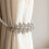 2Pcs Metal Decorative Leaf Curtain Tiebacks-Lotus leaves 2