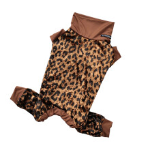 Warmth Velvet Dog Pajamas Fashion Costume Full-Coffee L