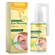 Tinnitus Relief Spray for Ringing Ears with Natural Extracts, Noise Reduction and Gentle Ear Care, 2 fl oz