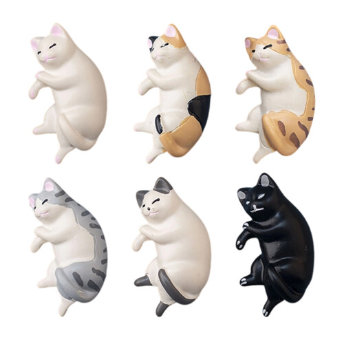 Refrigerator Magnets Whiteboard Decorative Magnets Cartoon Cats