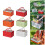Durable Plastic Foldable Storage Bin PP-Orange and white 3