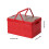 Quick Setups Foldable Plastic Storage Bin With Ergonomic-Green 4