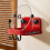 Rusts Resistant Stainless Steel Wall Shelf for Kitchen-Dark red 2