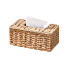 Tissue Holder Handmade From Natural Fibers- Camel