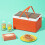 Quick Setups Foldable Plastic Storage Bin With-Red and white 5