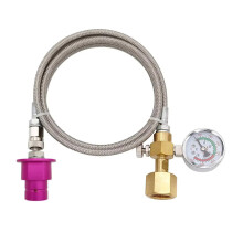 Sodas Hose Kits Quick Connect Co2 Adapter-Purple Belt Radial