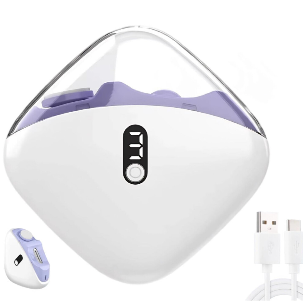 Purple Automatic Nail Cutter Electric Nail Grinder Nail Trimmer