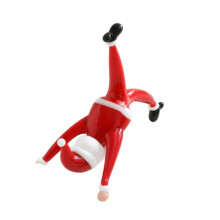 Christmas Decorative Figurine Santa Clauses Ornament Glass-6