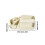 Stationeries Box Rotating Large Capacity Pencil-Creamy 3