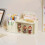 Stationeries Box Rotating Large Capacity Pencil-Creamy 5