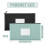 Professional Card Holders PU Leather File Case Clear-Ghost Blue 2