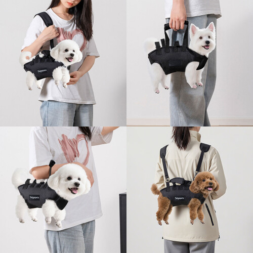 Dog Cats Carrier Bag   Handheld Shoulder Backpack Pet Carrier-M 2