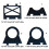 1Set Wall Spacer Adjustable  Furniture Wall Protector-style D 4