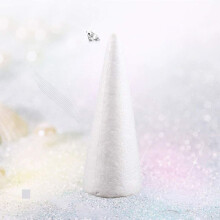 Utensílios Essenciais para Artesanato: Cones de Espuma de Poliestireno com Superfície Lisa e Leves para Artesanato DIY, Transforme em Arranjos de