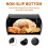 Modern Roll Top Bread Bin Metal Kitchen Storage Organiser For 2