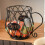 Iron Coffee Capsules Storage Basket Multifunctional Cafe-Gold 5