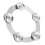 Bell for Drum Sets Cymbal Bell Clamp Set Silver for Drum Accessories 1