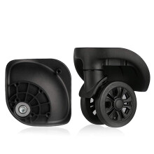 Luggage Replacement Wheels Set, 360 Smooth Swivel Spinner Suitcase Wheels, Noise Reduction, W213#