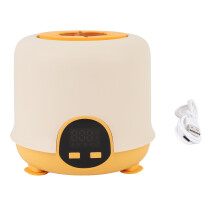 Automatic Baby Bottle Shaker with Digital Display, Low Noise Formula Mixer for 50‑80mm Bottles Yellow