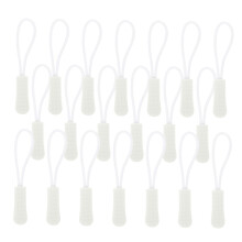 50 Pack Zipper Pull Replacement Tabs for Bags Jackets Luggage Coats Tool Quick