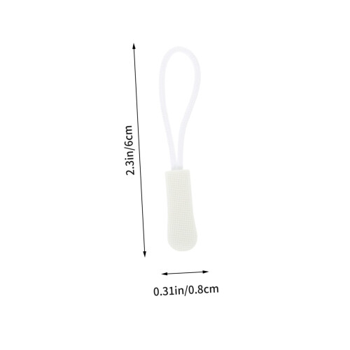 50 Pack Zipper Pull Replacement Tabs for Bags Jackets Luggage Coats Tool Quick 1