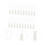 50 Pack Zipper Pull Replacement Tabs for Bags Jackets Luggage Coats Tool Quick 4