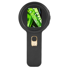 200X Digital Microscope with 2' HD Display and Dual Color LED Light for Kids and Adults