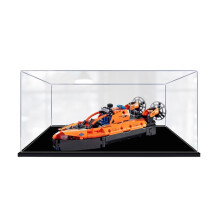 Display Case for  42120 Rescue Hovercraft Model, Clear Acrylic Dustproof Box with 2mm Slim Fit