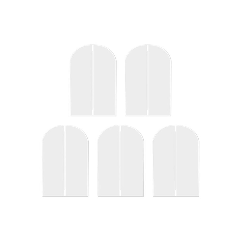 Tauoh Clothing Dust Cover Transparent Thickened Washable Dust Bag Peva Household Dust Cover Coat Suit Cover Hanging Pocket A