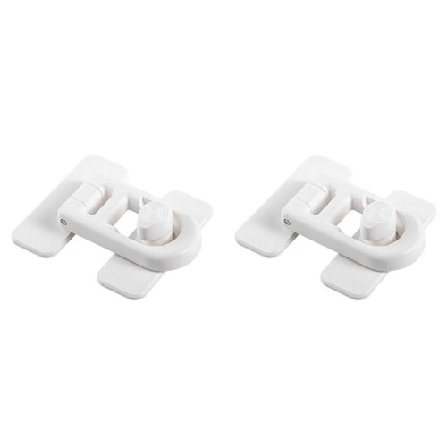2Pcs Child Safety Oven Locks, High TemperatureResistant ABS Material, Easy No-Tool Installation