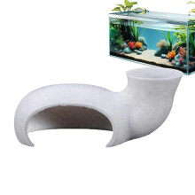 Fisktunnel Akvarium PVC Akvarium Grotta Fiskgrotthörn Akvarium Räkor Akvariumdekor Räkakvarium Tillbehör C