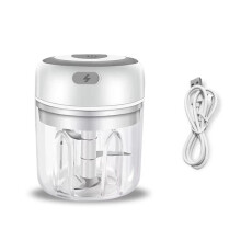 Electric Garlic Crusher - Garlic Masher,Portable Meat Chopper for Kitchen,Ideal for Vegetables, Salad Preparation B