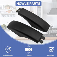 WB07X10034 2 Pack Oven Handle End Caps Replacement for GE General Electric Stove Oven Door Handle Replaces AP3623187