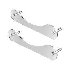 2Pcs Wall Mount Acrylic Hat Rack Organizer for Baseball Caps,for Closets, Entryways, Living Rooms, Bedrooms, Sturdy Rack