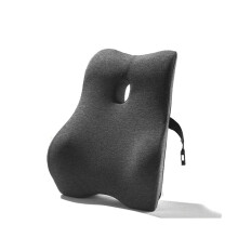 Office Waist Pillow Ergonomic Lumbar Support Memory Cotton 4D Curved Waist Pad Car Waist Rest Office Waist Pillow