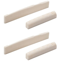 2 Satz 12 Saitige Akustik Gitarre Knochen Brücke Sattel Mutter für Folk Gitarre 49 mm/76 mm Gitarren Ersatz Zubehör Teile