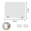 Desktop Partition Board Guard Separate Board Panel Indoor Room Dividers Desks Trifold Display Board Table Privacy Board 6